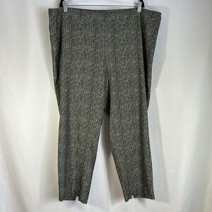 Tribal Grey & Black Cropped Pants